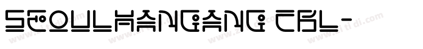SeoulHangang CBL字体转换